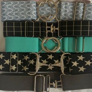Elastic riding belts